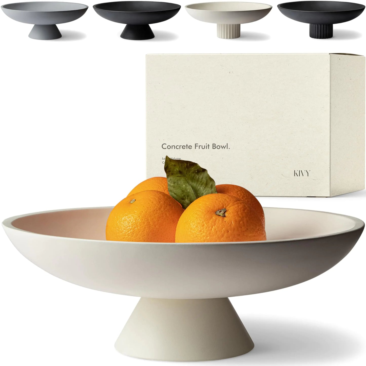 Modern Concrete Fruit Bowl
