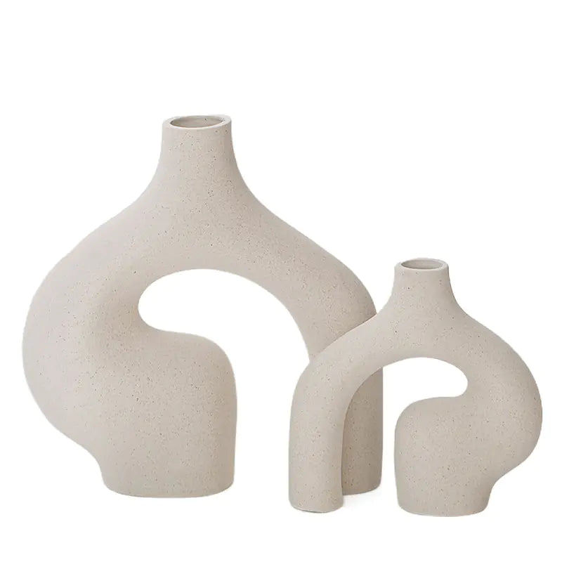 Nordic Ceramic Vase For Dried Flowers