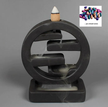 Ceramic Backflow Incense Burner