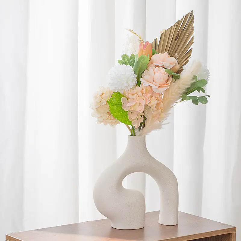 Nordic Ceramic Vase For Dried Flowers