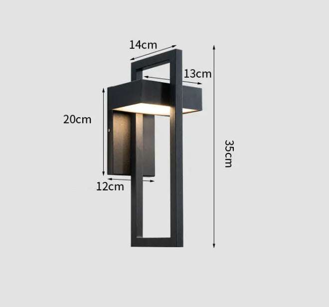 Stylish Outdoor Wall Lamp